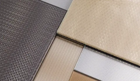 fabric mesh laminated glass, fabric mesh lamination services, decorative fabric mesh lamination, fabric mesh lamination for glass, fabric mesh laminated glass solutions