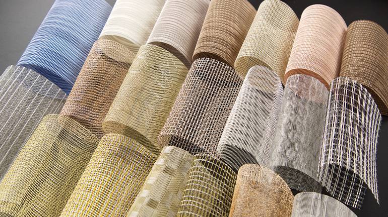 fabric mesh laminated glass, fabric mesh lamination services, decorative fabric mesh lamination, fabric mesh lamination for glass, fabric mesh laminated glass solutions