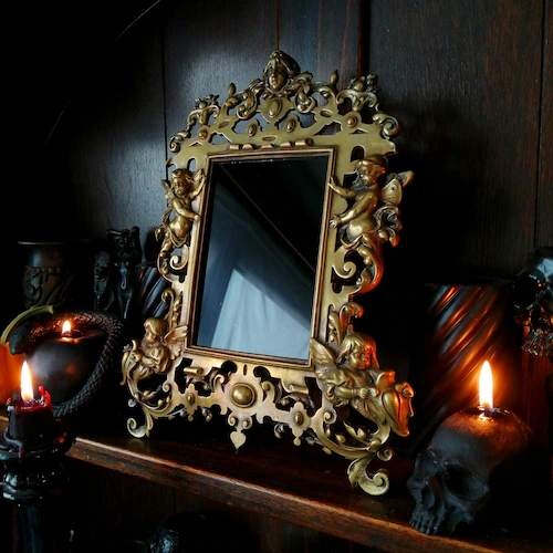 antique mirror,vintage mirror