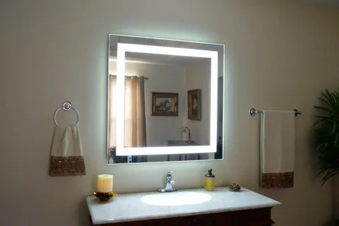 led mirrors, led bathroom mirror, led vanity mirror, mirror with led lights, led wall mirror