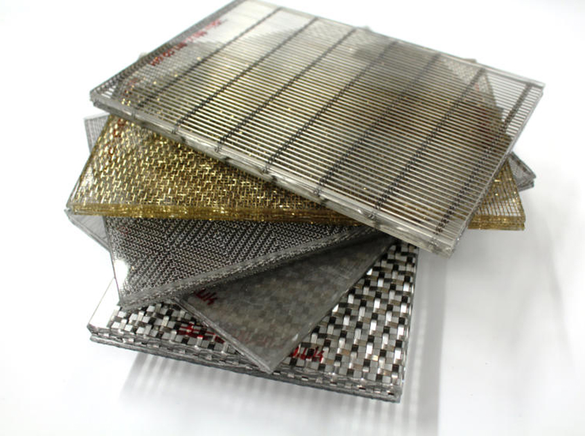 metal mesh lamination, metal mesh glass, metal mesh laminated glass, laminated glass metal mesh, metal mesh lamination services
